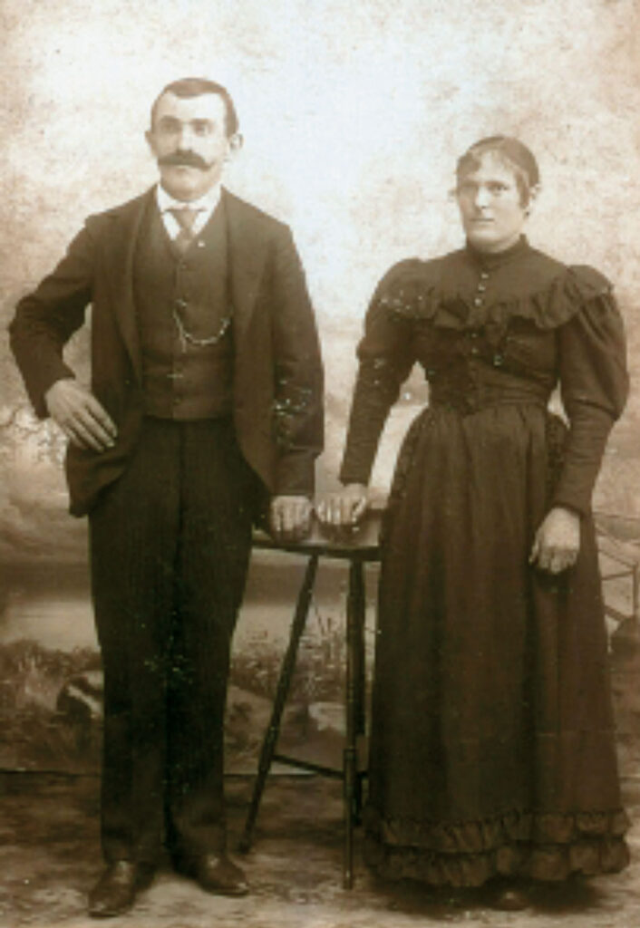 Caterina Davia con il marito