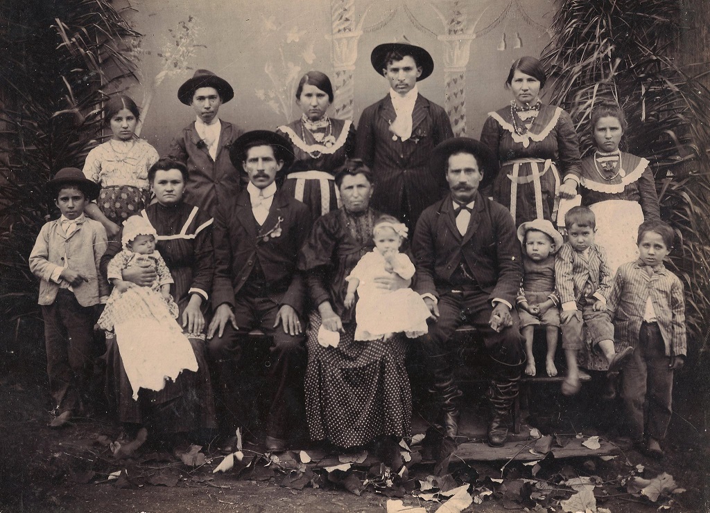 Foto della famiglia di Giovanni e Regina Dall'Agnol